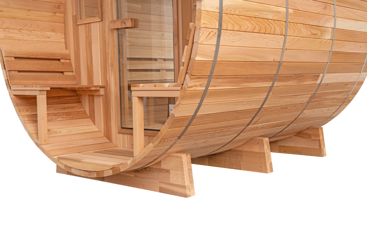 Cedar Sauna with Scenic View Porch XL - 4-6 Person
