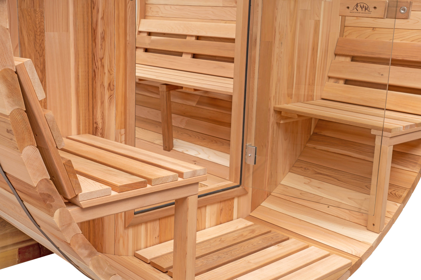 Cedar Sauna with Scenic View Porch XL - 4-6 Person