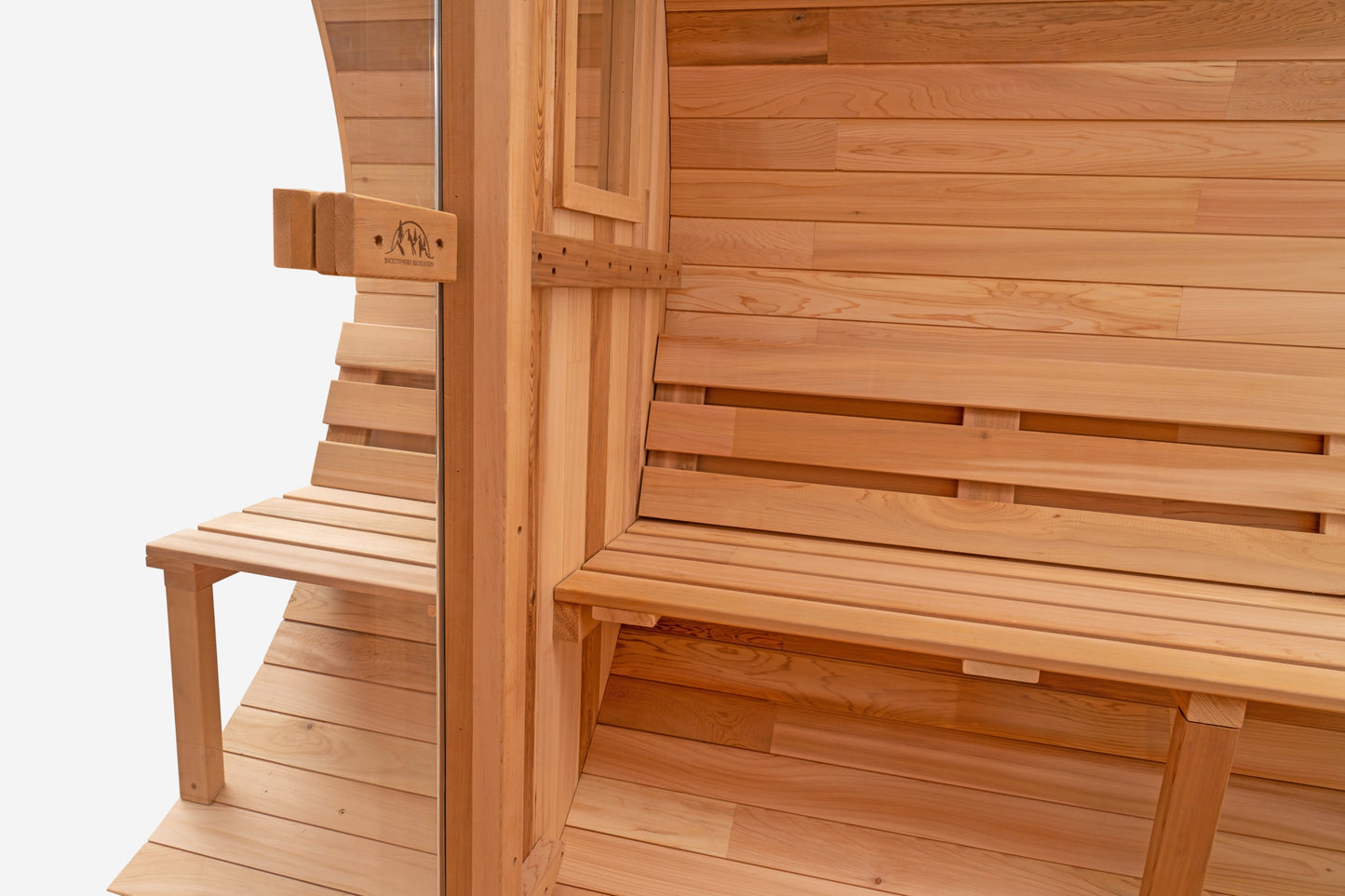Cedar Sauna with Scenic View Porch XL - 4-6 Person