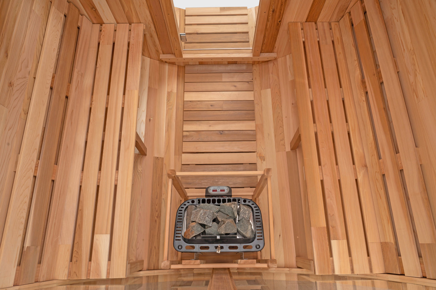 Cedar Sauna with Scenic View Porch XL - 4-6 Person