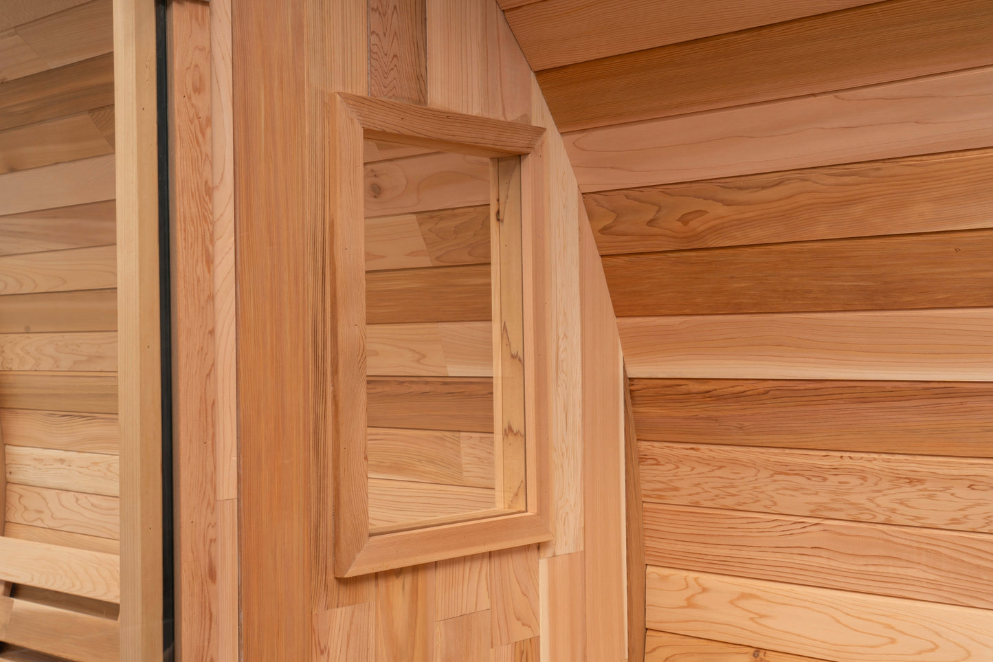 Cedar Sauna with Scenic View Porch XL - 4-6 Person