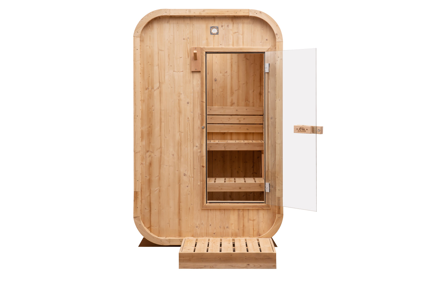 Compact Mini Cube Outdoor Sauna - 2-3 person