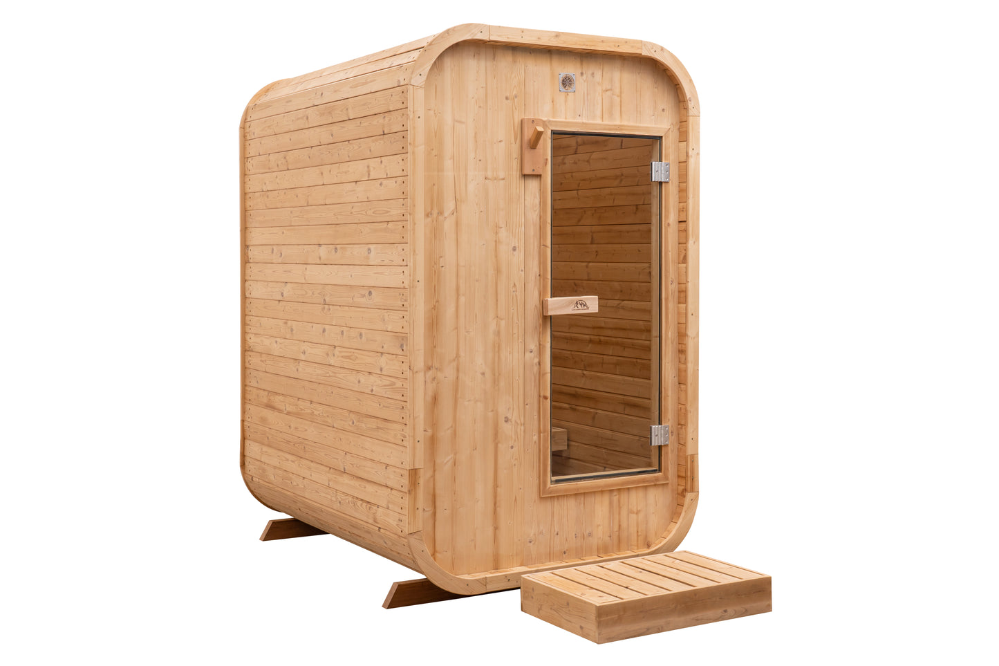 Compact Mini Cube Outdoor Sauna - 2-3 person
