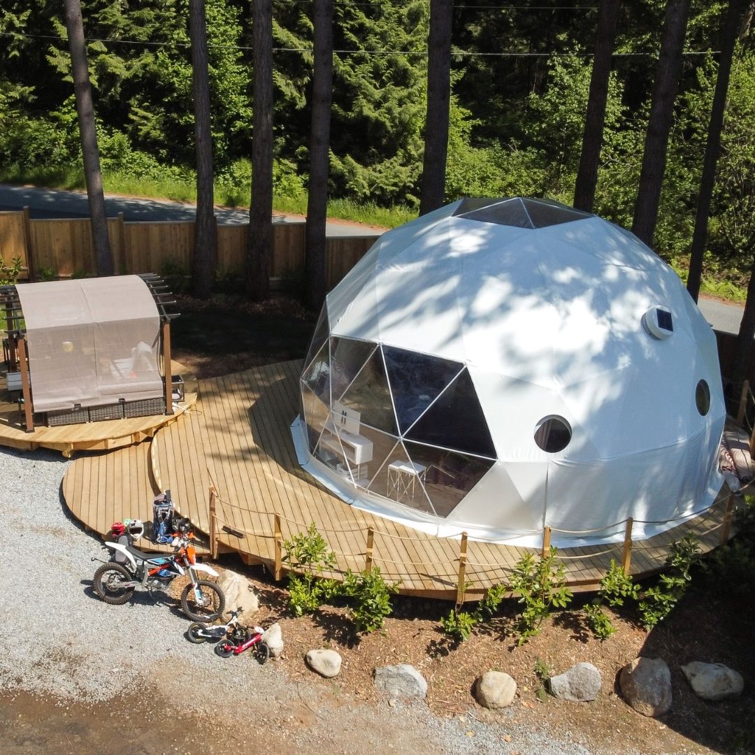 Glamping Geodesic Dome Tent Medium - 6 metre