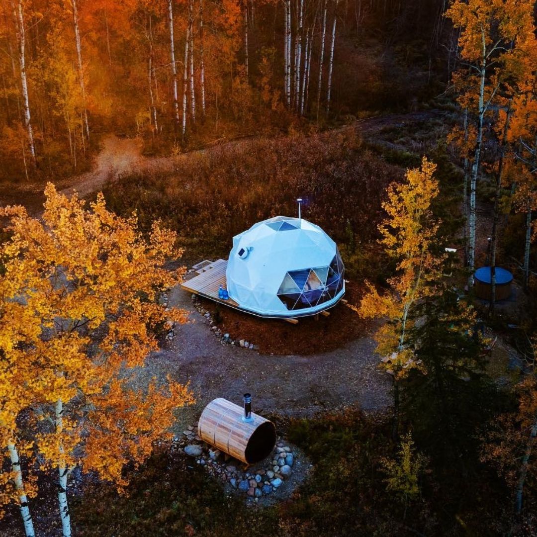 Glamping Geodesic Dome Tent Medium - 6 metre
