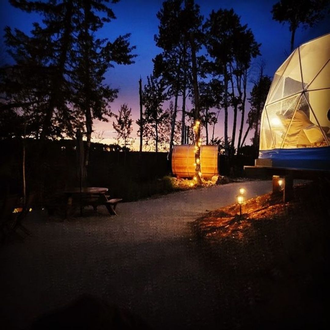 Glamping Geodesic Dome Tent Small - 5 metre