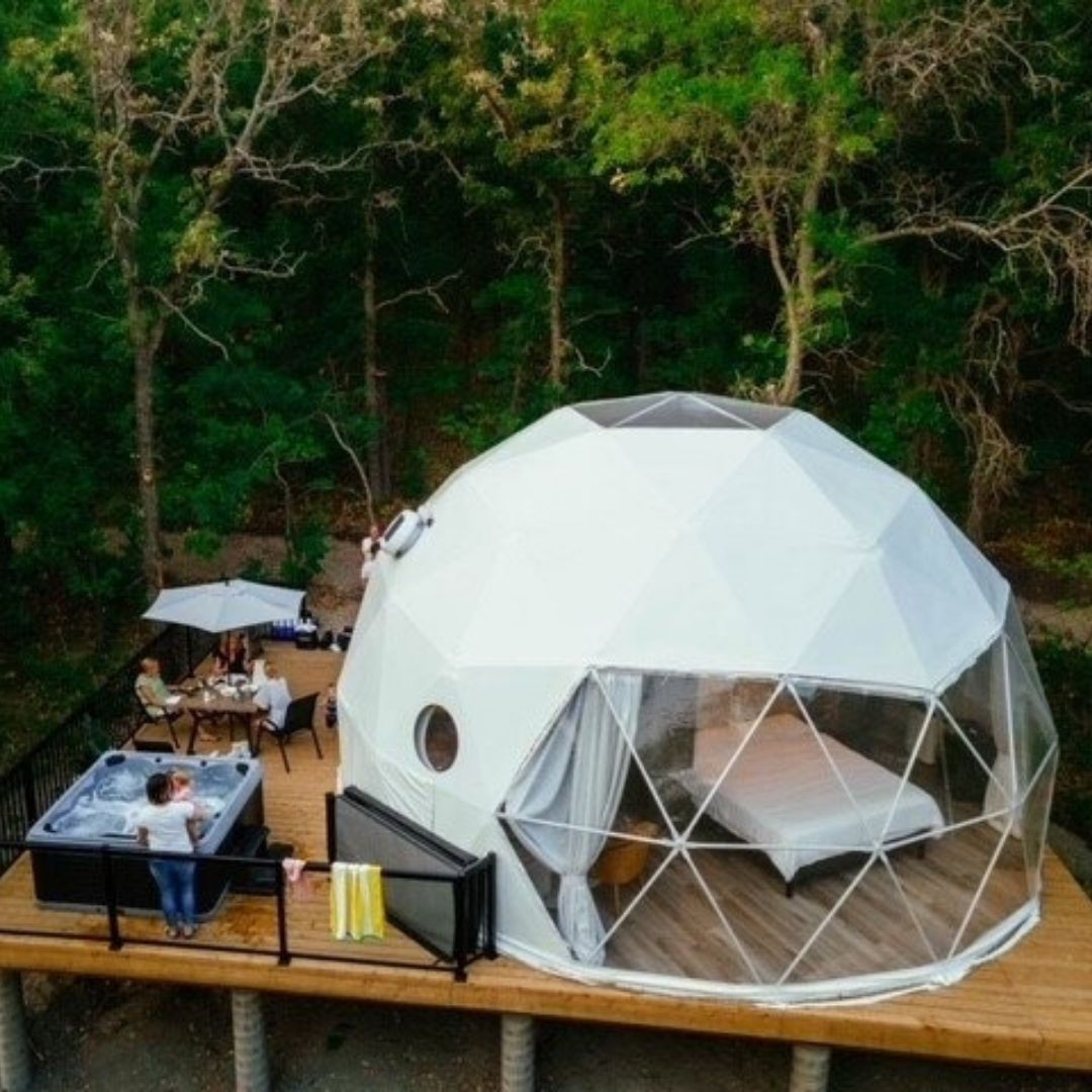 Glamping Geodesic Dome Tent Medium - 6 metre
