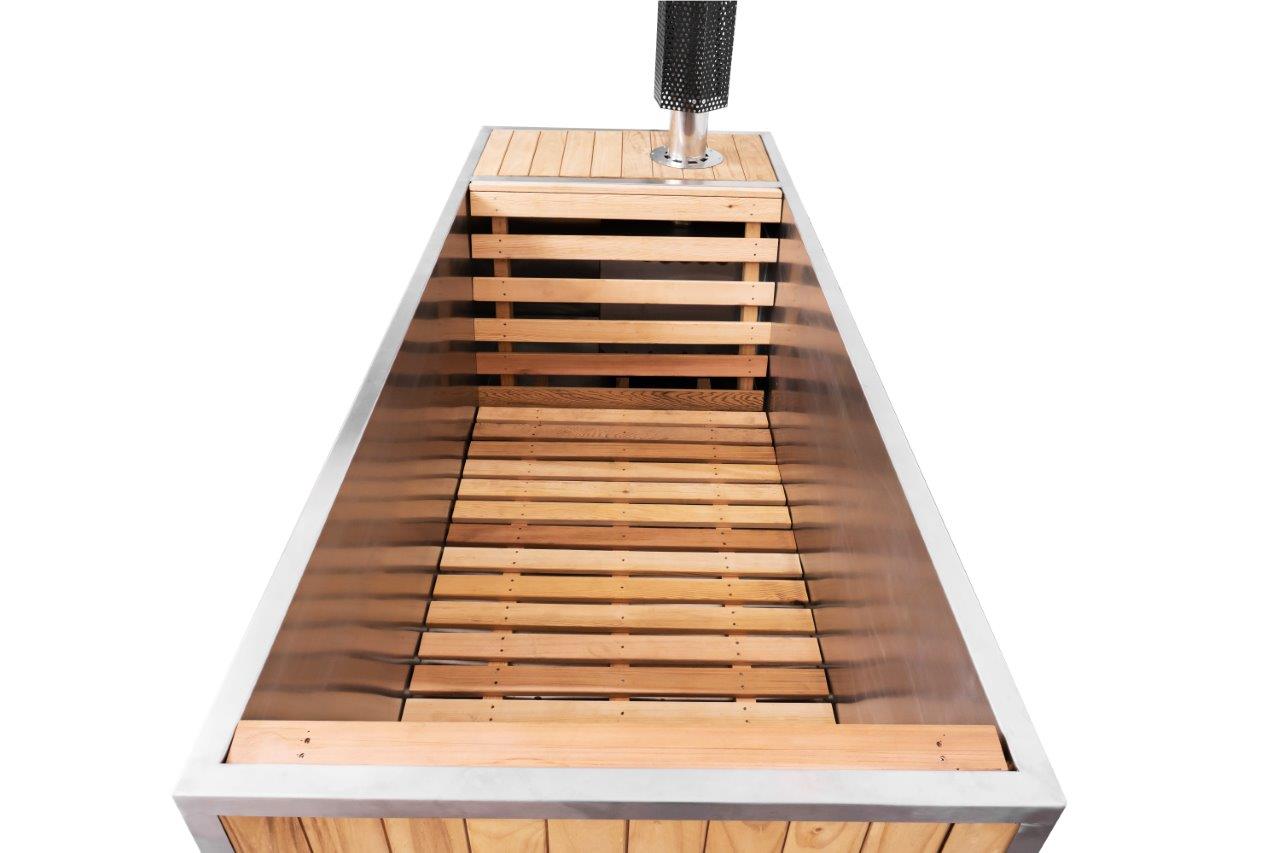 Wood Fired Hot Tub - 2 Person Bath Tub