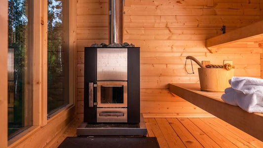image of traditional sauna that offers health benefits with regular use