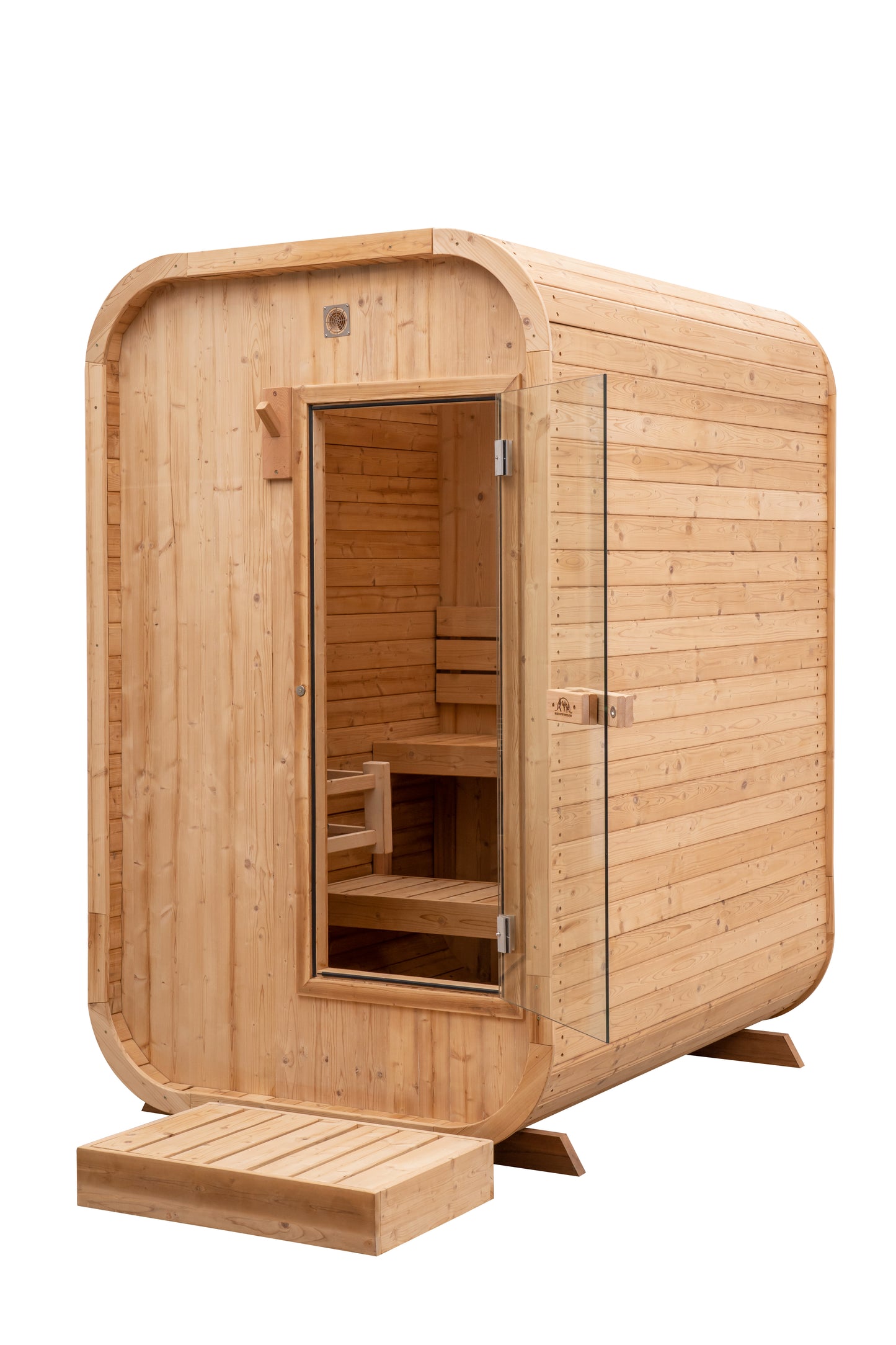 Compact Mini Cube Outdoor Sauna - 2-3 person