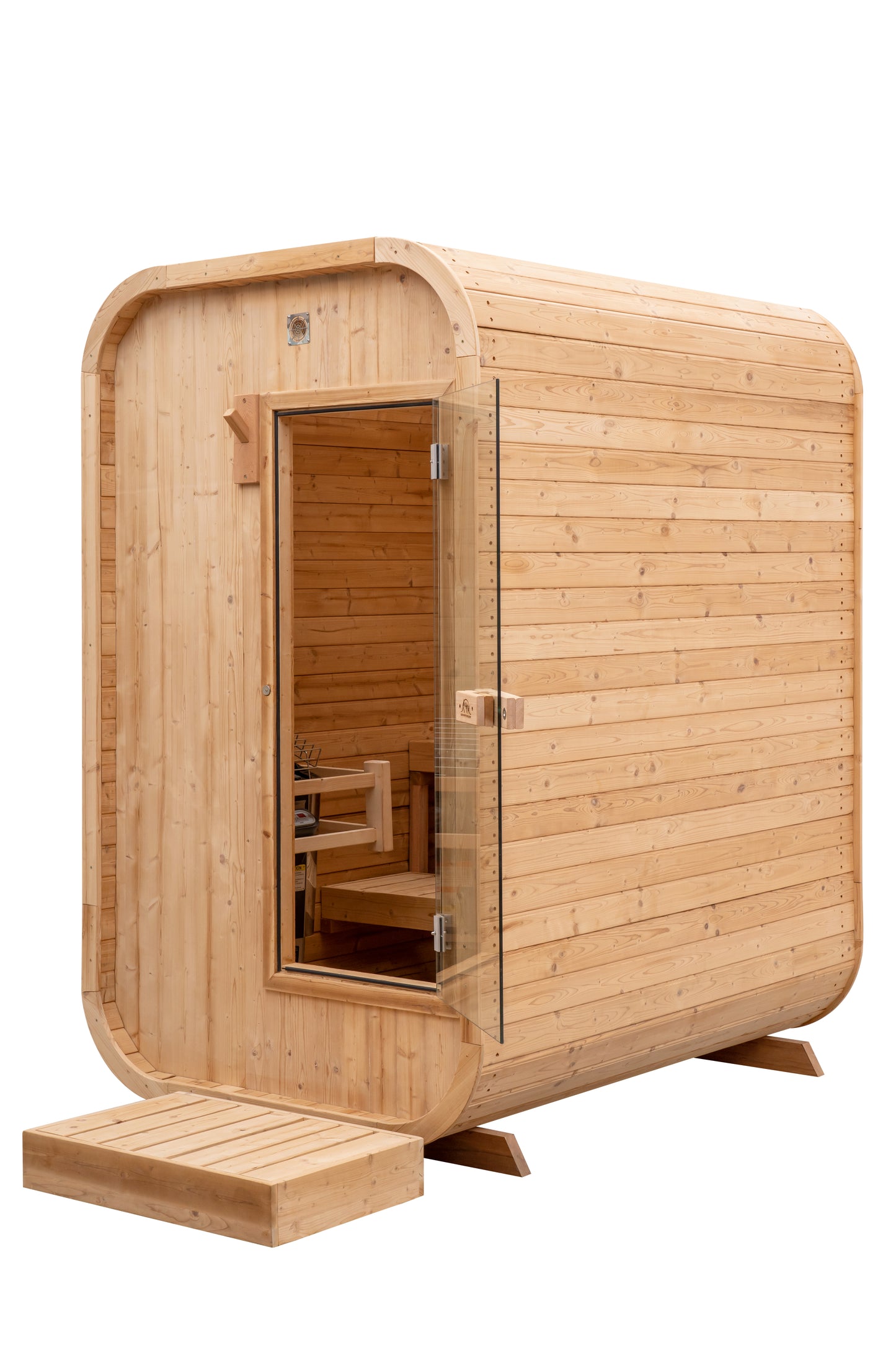 Compact Mini Cube Outdoor Sauna - 2-3 person