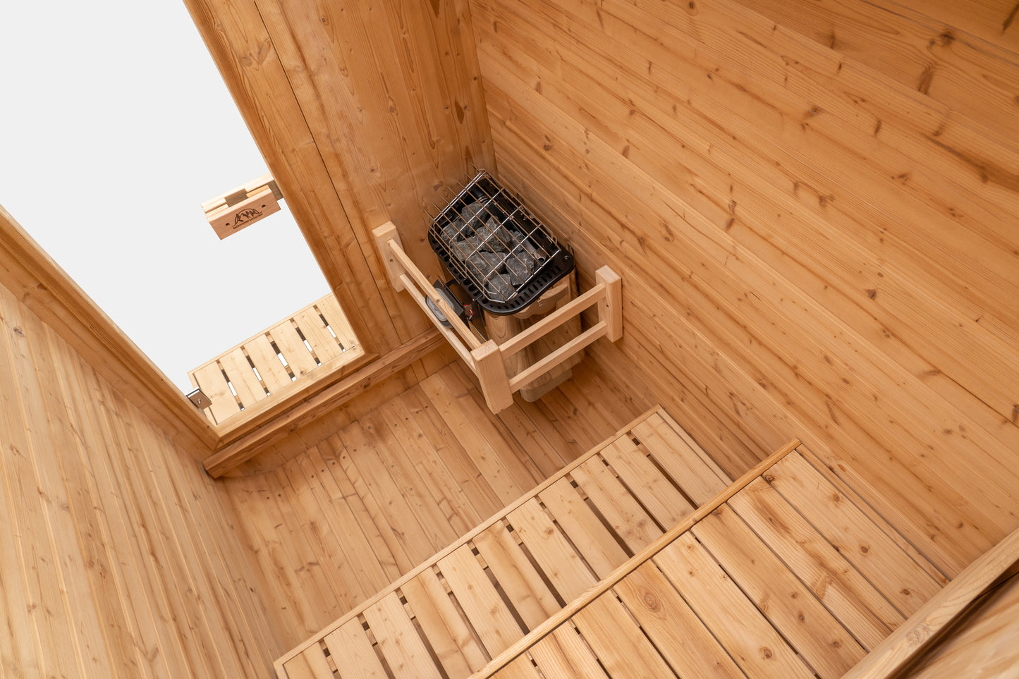 Compact Mini Cube Outdoor Sauna - 2-3 person