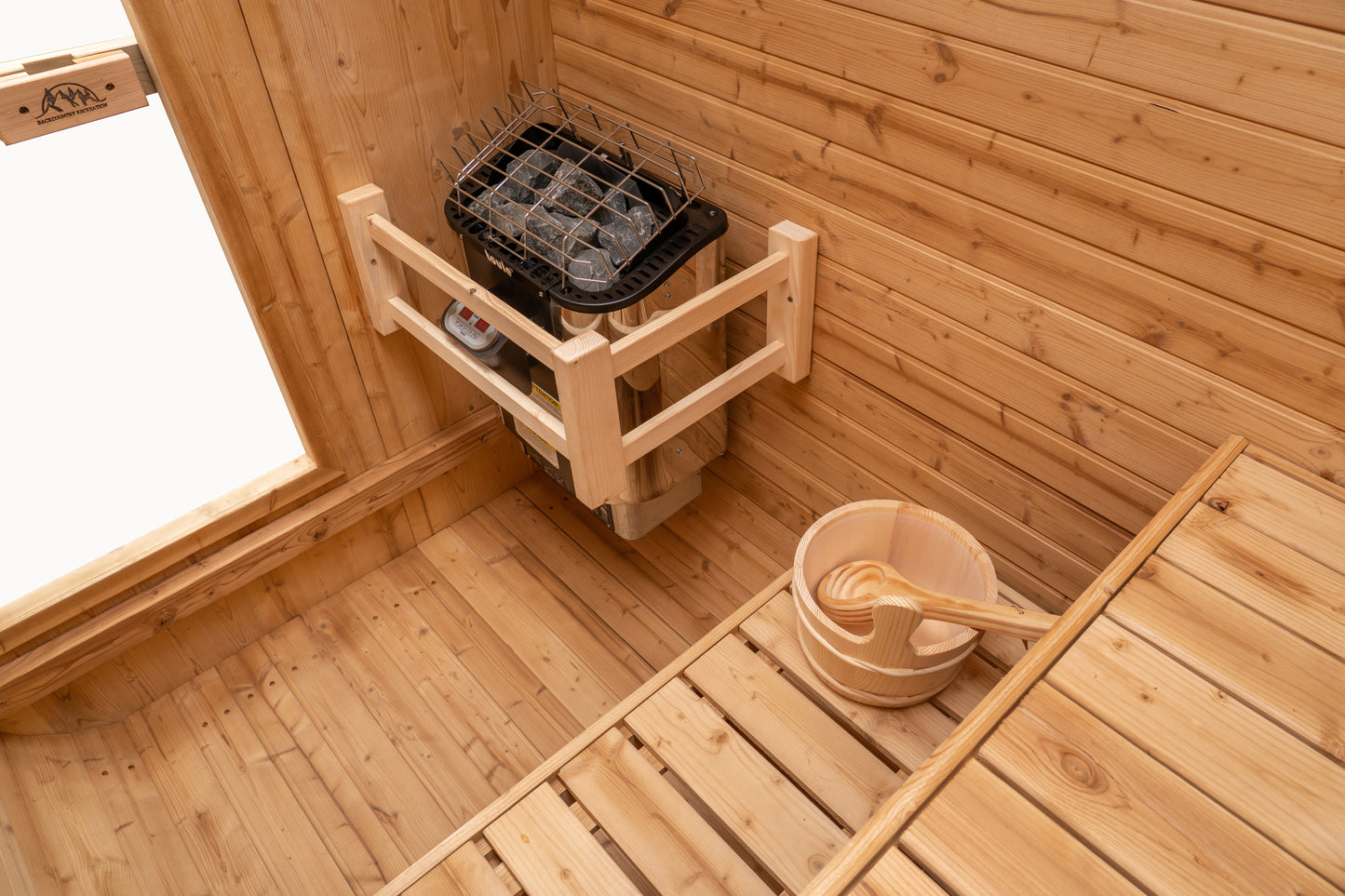 Compact Mini Cube Outdoor Sauna - 2-3 person