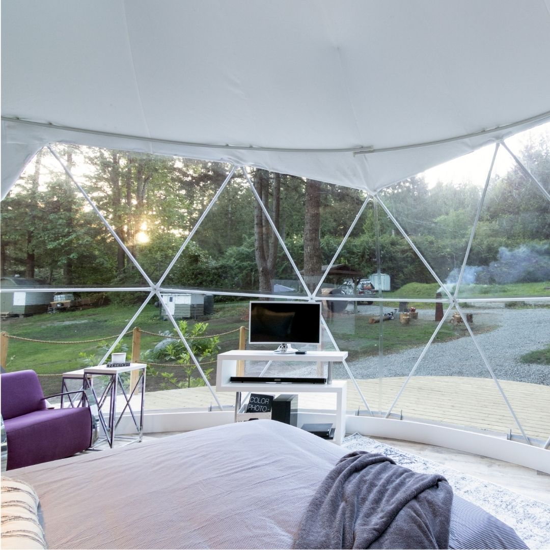 Glamping Geodesic Dome Tent Small - 5 metre