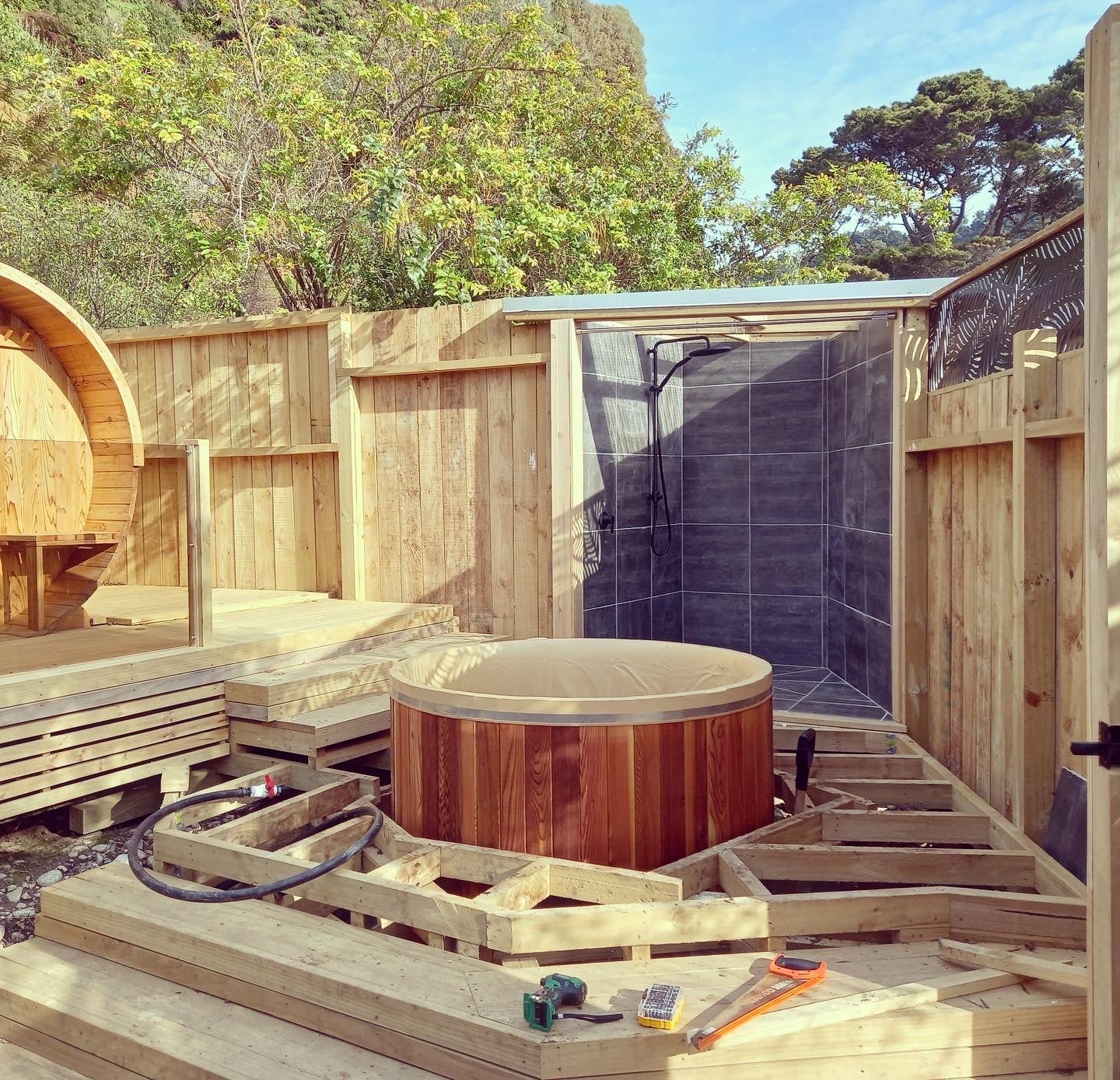 Cedar Cold Plunge Pool or Ice Bath Australia and New Zealand Cedar