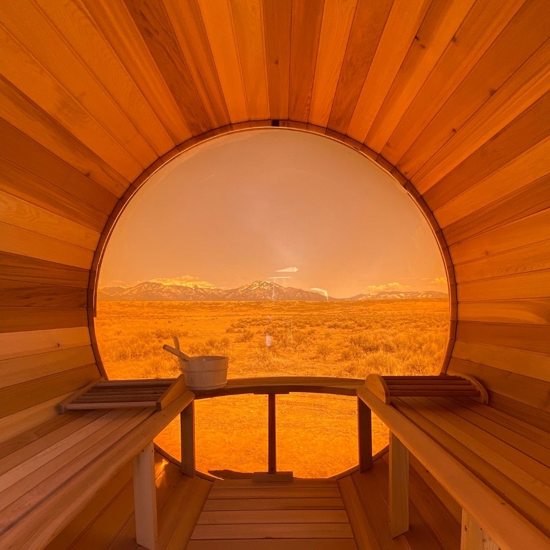 Panoramic View Cedar Sauna - 6 Person