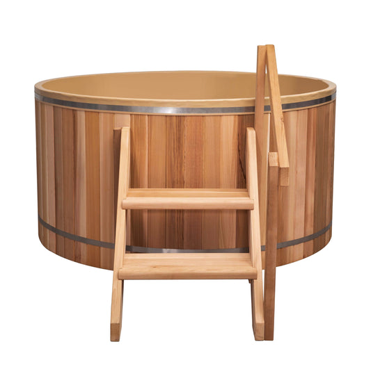 Classic Cedar Hot Tub - Electric  Heater  5'W X 3'H (4 Person) Backcountry Recreation